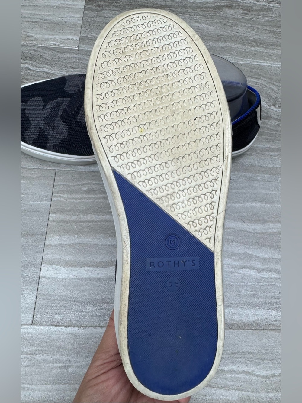Rothy's The Original Slip-On Sneakers in Camouflage Womens 8.5 - Picture 10 of 12